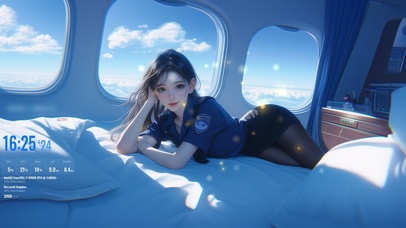 她的身姿如同柔软的柳枝