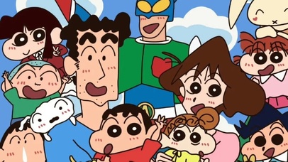 蜡笔小新全家福