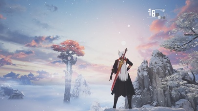 古剑奇谭 刀剑背影 浪漫雪景