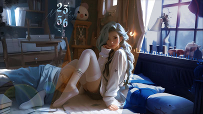 金克丝啦啦啦（随时间变化）