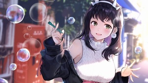 泡泡女孩