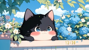 萌萌小黑猫