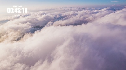 4K滚动的云彩