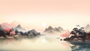 唯美水墨风