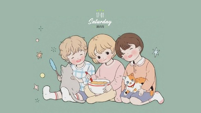 来自人类幼崽的治愈（含时间）