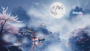 古风雨夜