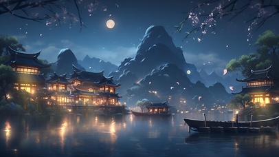 夜泊秦淮近酒家