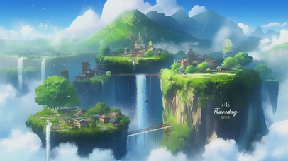 绿色护眼仙境壁纸