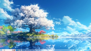 梨花湖泊