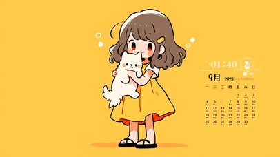 淡黄的长裙,蓬松的头发