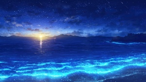 4K唯美治愈浪漫星空海景