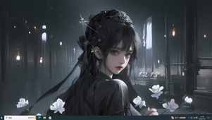 清冷忧伤女孩