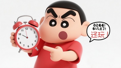 创意时钟！小新の训诫！