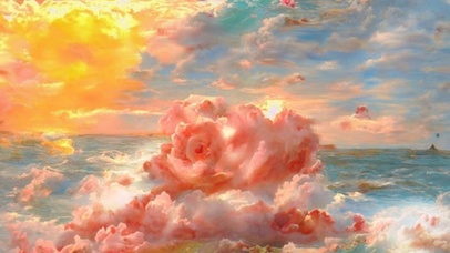 浪漫至死不渝---云上玫瑰