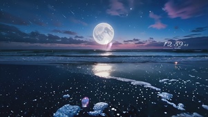 荧光海