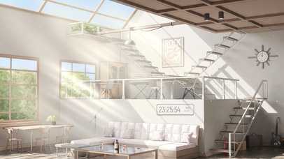 治愈午后阳光房间