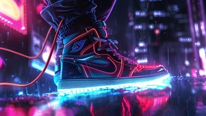 发光潮鞋