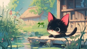 可爱小黑球