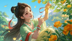 4K 灵气女生