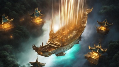 仙界飞舟战舰的维修栈