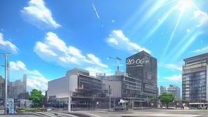 治愈城市街景