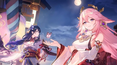 八重神子与雷电将军