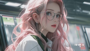 4k 粉色头发