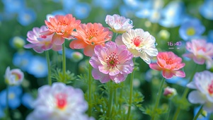 治愈五彩花海