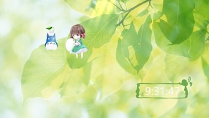 绿色微醺的安逸