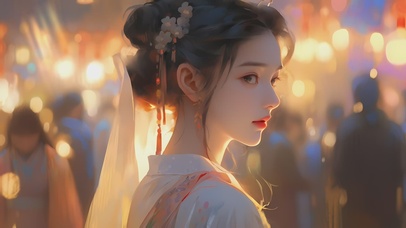 4K,清纯可爱古风美女（禁转）