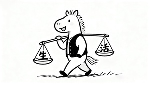 负重前行的小马