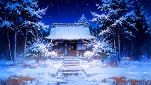 唯美的雪景