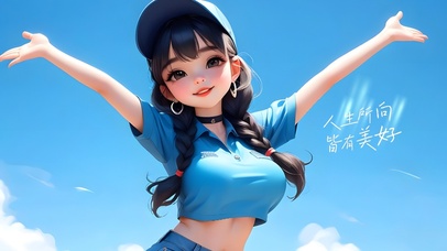 元气少女美女兰朵朵青春活力07