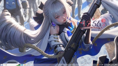 4k 长发美少女 同人绘画