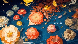 夏天池塘