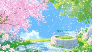 治愈樱花风景