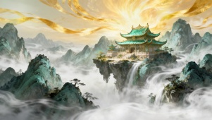 金霞仙缕锁玄都 九霄道宫悟长生