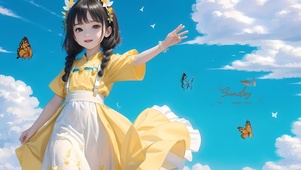 可爱的女孩