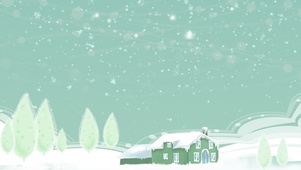大雪文艺手绘