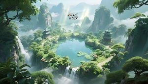 俯瞰神秘峡谷