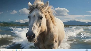 一匹马桌面主题