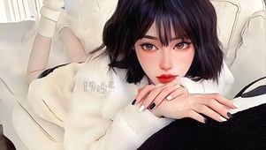 漫画风美女