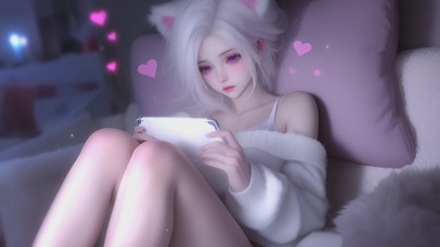 电竞猫耳朵女孩