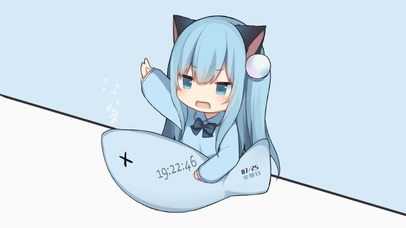 猫羽雫音频互动拍咸鱼(动漫动态壁纸) - 动态壁纸下载 - 元气壁纸