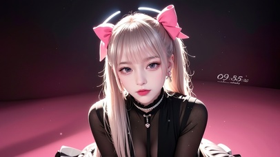 纯欲系双马尾可爱女生