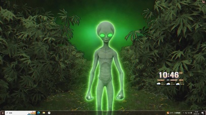 发光外星人—【主题桌面】