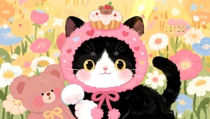 黑猫与小熊
