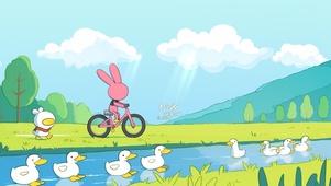 清新护眼治愈插画