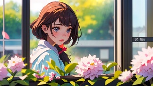 窗边少女