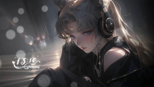 忧郁的美少女